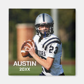 任意の写真とキープサケマグネット マグネット (正面)