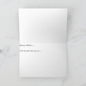 任意の勇気付けられるの大事な行事 カード (内部)