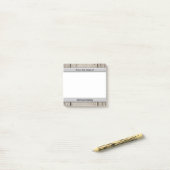 任意の名前からの机の上のカスタムメッセージ ポストイット (デスク上)