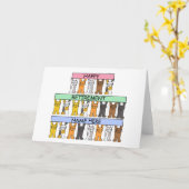 任意の名前でカスタマイズできる退職カード カード (黄色い花)