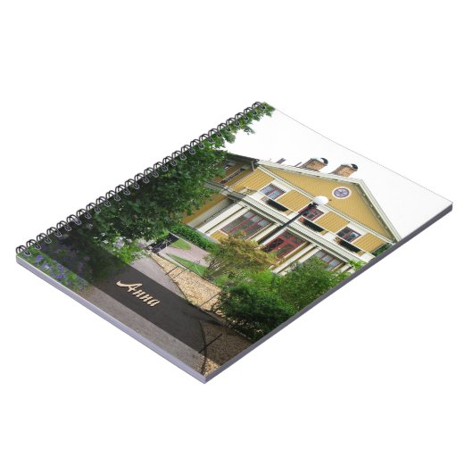 任意の名前でカスタマイズ可能な写真 ノートブック (左側)