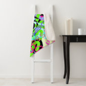 任意の名前のカスタマイズ可能なクリエイティブはっきりしたすごいカラフル シェルパブランケット (インサイチュ)