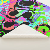 任意の名前のカスタマイズ可能なクリエイティブはっきりしたすごいカラフル シェルパブランケット (3/4)