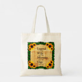 任意の名前の変更日付凡例妻Mommy Gigi トートバッグ (裏面)