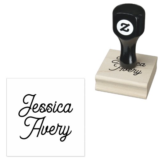 任意の名前または文字 |ヴィンテージスエレガントクリプモダント ラバースタンプ (押印)