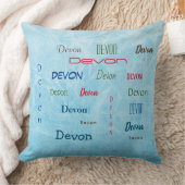 任意の名前パーソナライズされたの多くの名前カスタム名 クッション (ブランケット)