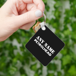 任意の名前Petrolhead パーソナライズされた キーホルダー