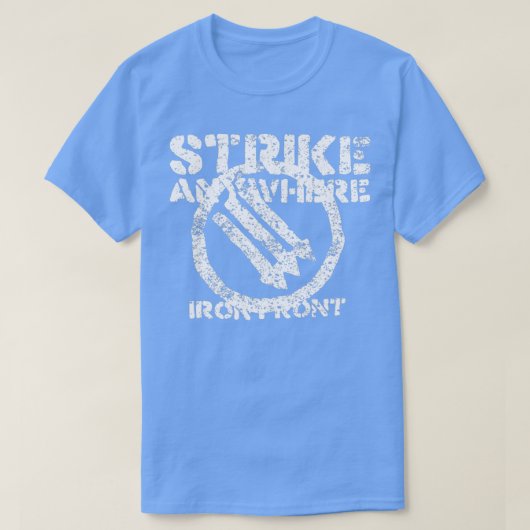 任意の場所にストライク1 Tシャツ (デザイン正面)