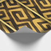 任意の大事な行事はっきりしたアフリカパターンのラッピング紙 ラッピングペーパー (角)