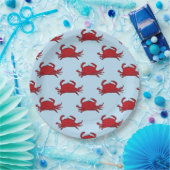 任意の大事な行事カニフェストチェンジ色 ペーパープレート (パーティー)