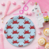 任意の大事な行事カニフェストチェンジ色 ペーパープレート (パーティー)