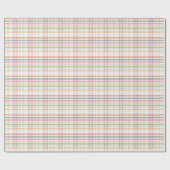 任意の大事な行事ピンクプレイド紙 ラッピングペーパー (フラット)