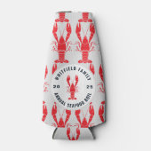 任意の大事な行事ファミリーロブスターボイルカスタム ボトルクーラー (正面)