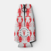 任意の大事な行事ファミリーロブスターボイルカスタム ボトルクーラー (裏面)