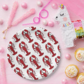 任意の大事な行事ロブスター焼き付け/沸騰パーティー ペーパープレート (パーティー)