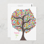 任意の大事な行事感謝お礼ノートカード ポストカード (正面/裏面)