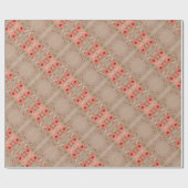 任意の大事な行事花ギフトラップ ラッピングペーパー (フラット)