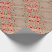 任意の大事な行事花ギフトラップ ラッピングペーパー (角)