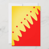 任意の大事な行事 招待状 (正面)