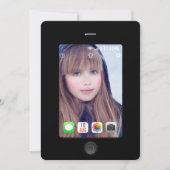 任意の大事な行事Selfieパーティーの追加フォト招待 招待状 (正面)