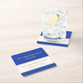 任意の年のカスタム懇親会クラスパーティー紙コースター スクエアペーパーコースター (インサイチュ)