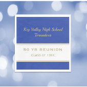 任意の年のカスタム懇親会クラスパーティー紙ナプキン スタンダードカクテルナプキン