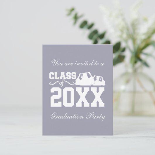 任意の年のクラスのカスタム招待状 招待状 (スタンド正面)