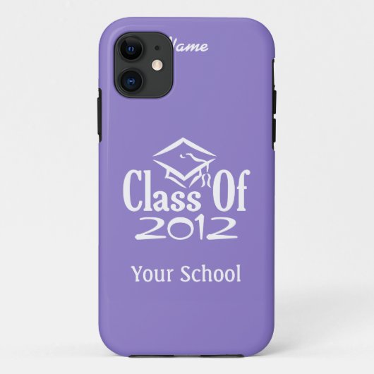 任意の年のクラスカスタムiPhone 5ケースメイト Case-Mate iPhoneケース (裏面)