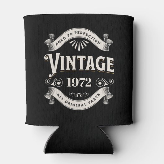 任意の年のヴィンテージ誕生日クーラーボックス 缶クーラー (裏面)