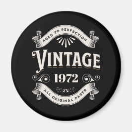 任意の年のヴィンテージ誕生日 マグネット