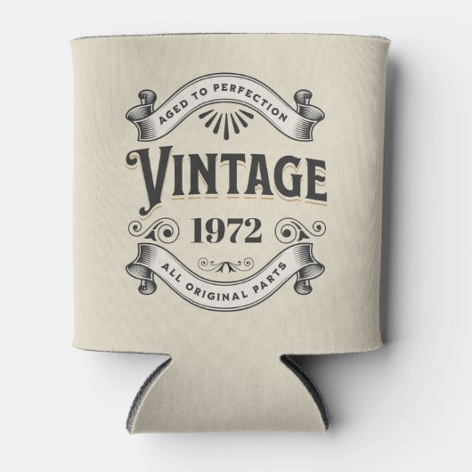 任意の年のヴィンテージ誕生日 缶クーラー (正面)