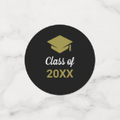 任意の年の区分おめでとう卒業者の上限 コンフェッティ (スモール正面)