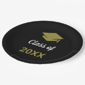任意の年の区分おめでとう卒業者の上限 ペーパープレート (アングル)