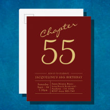 任意の年の赤い金ゴールドスクリプト誕生日