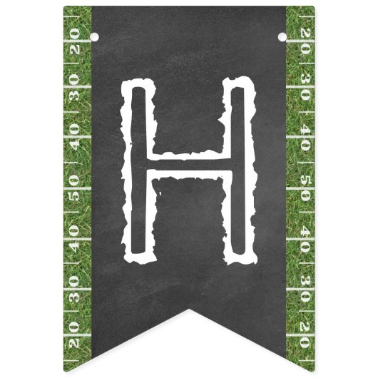 任意の年齢のサッカーバナー – MVPハッピーバースデー バンティングフラッグ (第2の旗)