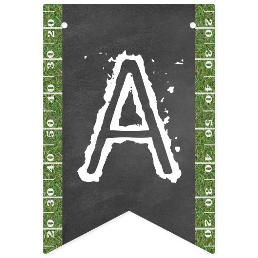 任意の年齢のサッカーバナー – MVPハッピーバースデー バンティングフラッグ (第3の旗)