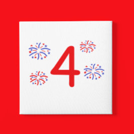 任意の年齢の花火誕生日 スタンダードカクテルナプキン