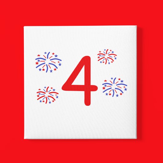 任意の年齢の花火誕生日 スタンダードカクテルナプキン