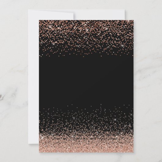 任意の年齢の誕生日パーティー 招待状 (裏面)