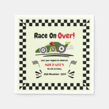 任意の年齢の誕生日準備ができてセット環境にやさしいことをしようレースカー