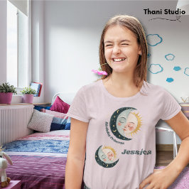 任意の年齢ヴィンテージシアルパジャマ誕生日ピンク Tシャツ