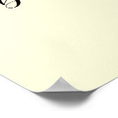 任意の年齢、ビーテーマ誕生日ウェルカムサイン ポスター (角)