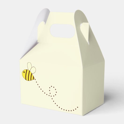 任意の年齢、蜂のテーマ誕生日 フェイバーボックス (裏面サイド)