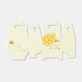 任意の年齢、蜂のテーマ誕生日 フェイバーボックス (折り畳みなし)