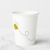 任意の年齢、蜂のテーマ誕生日 紙コップ (裏面)