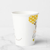 任意の年齢、蜂のテーマ誕生日 紙コップ (右)