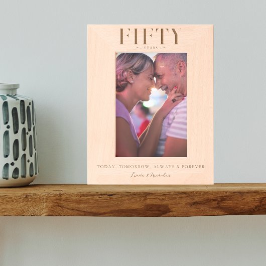 任意の年 | アニバーサリーマイルストーンモノグラム レーザー彫刻フレーム