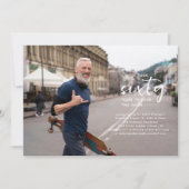 任意の年 |フォトシンプル誕生日パーティー 招待状 (正面)