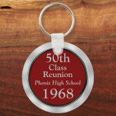 任意の年、任意の色クラスの懇親会ギフトアイディア キーホルダー (正面)