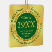 任意の年，色，クラスのギフト懇親会,懇親会 セラミックオーナメント (右)